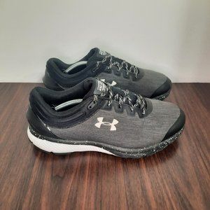 Under Armour Charged Escape 3 Evo Womens Size 9 Wide Shoes Black Gray Sneakers